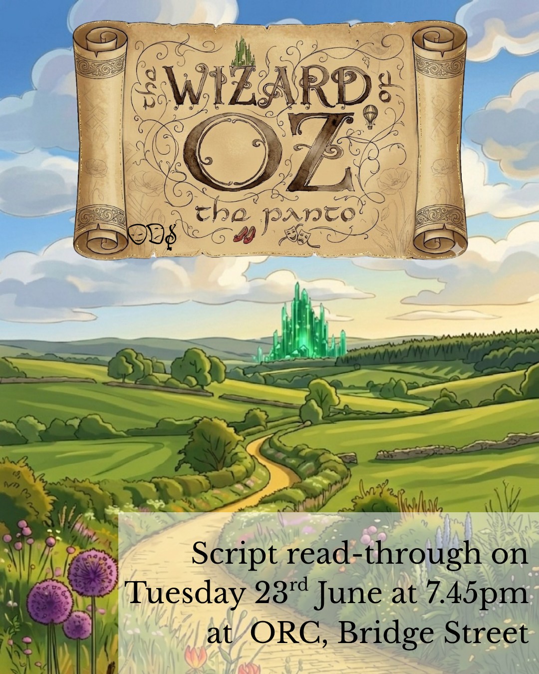 Overton Dramatic Society Announces Next Production: Wizard of Oz – The Panto!