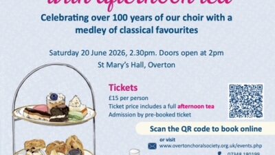 Summer Concert with Afternoon Tea to Celebrate Overton Choral Society’s 100+ Year Legacy