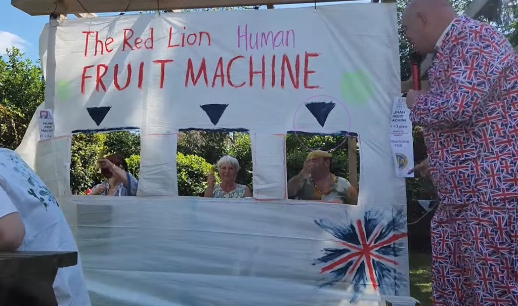 Human Fruit Machine at The Red Lion Overton